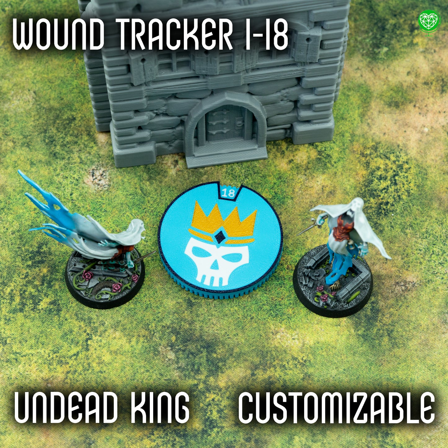 1-18 Wounds Tracker - Undead King Style