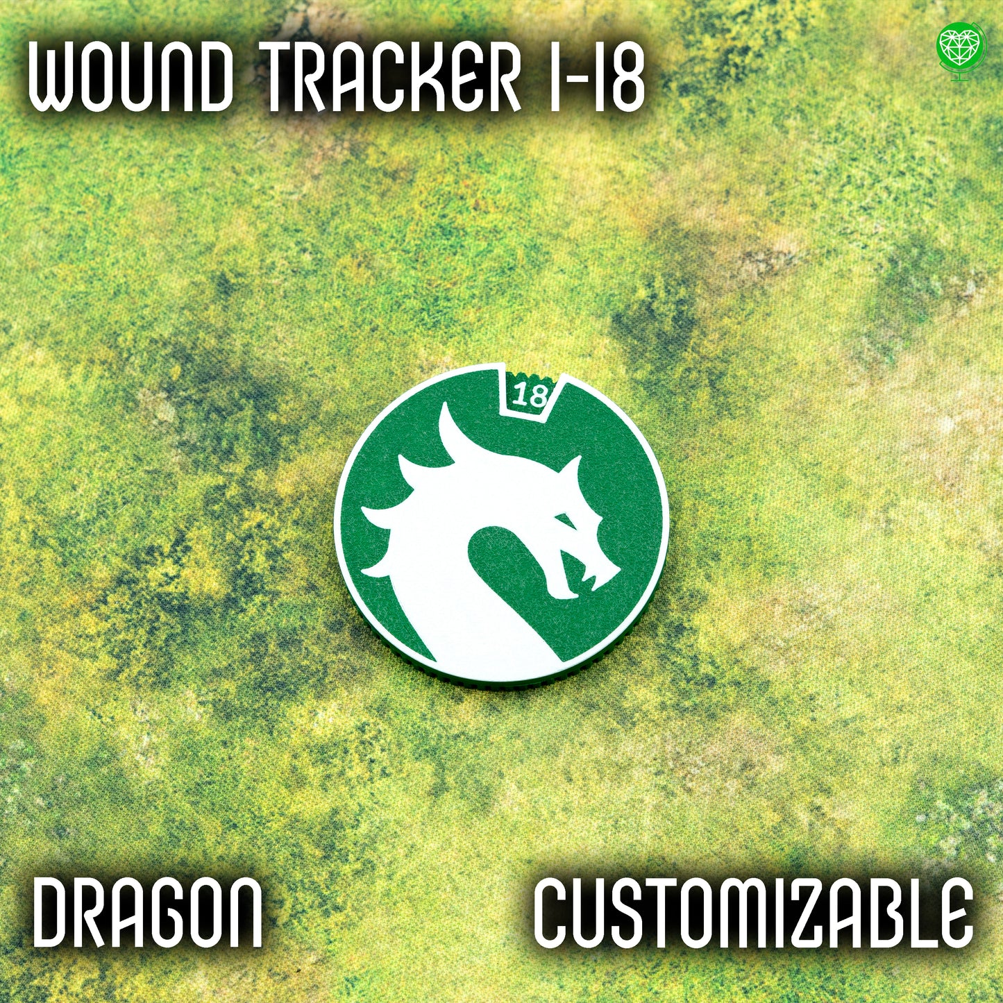 1-18 Wounds Tracker - Dragon Style