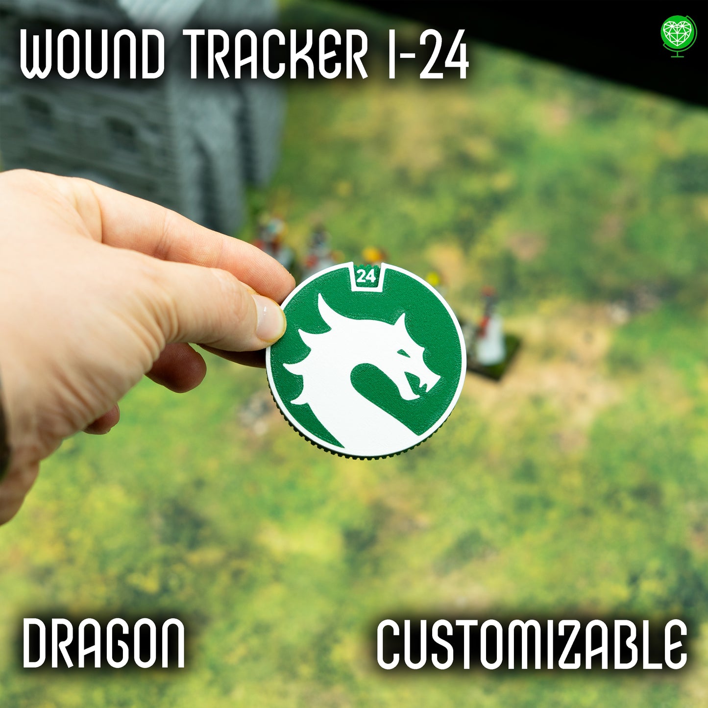 1-24 Wounds Tracker - Dragon Style