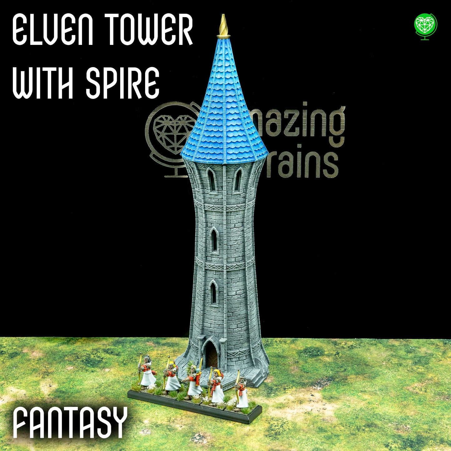 Elven Tower With Spire