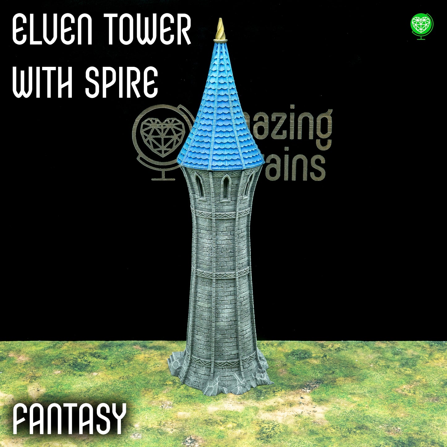 Elven Tower With Spire