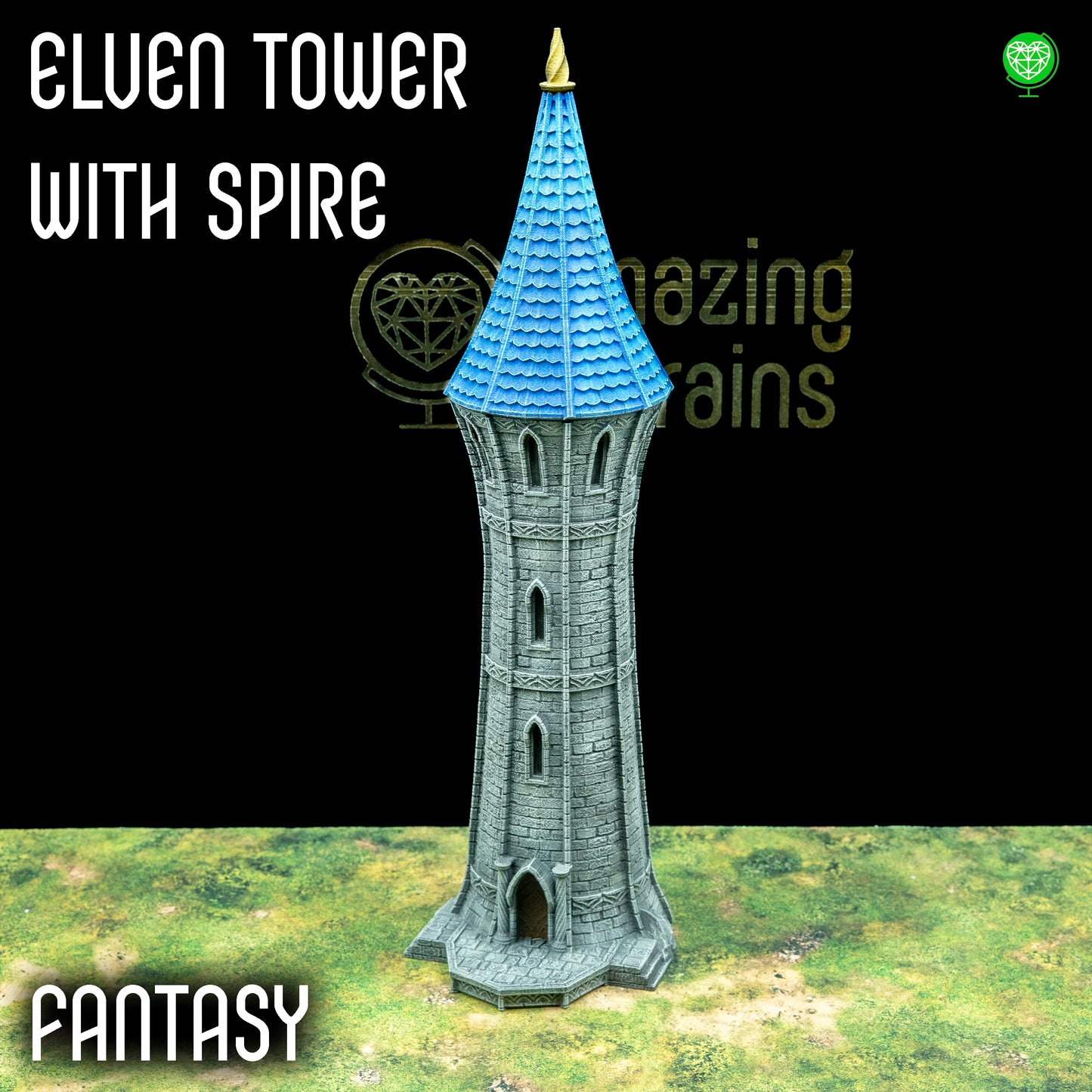 Elven Tower With Spire