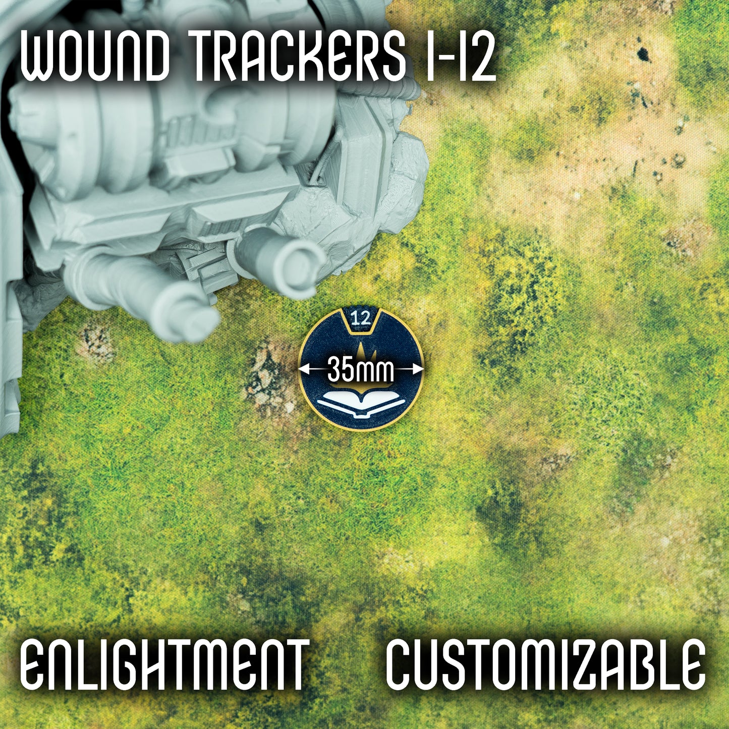 1-12 Wounds Trackers - Enlightment Style