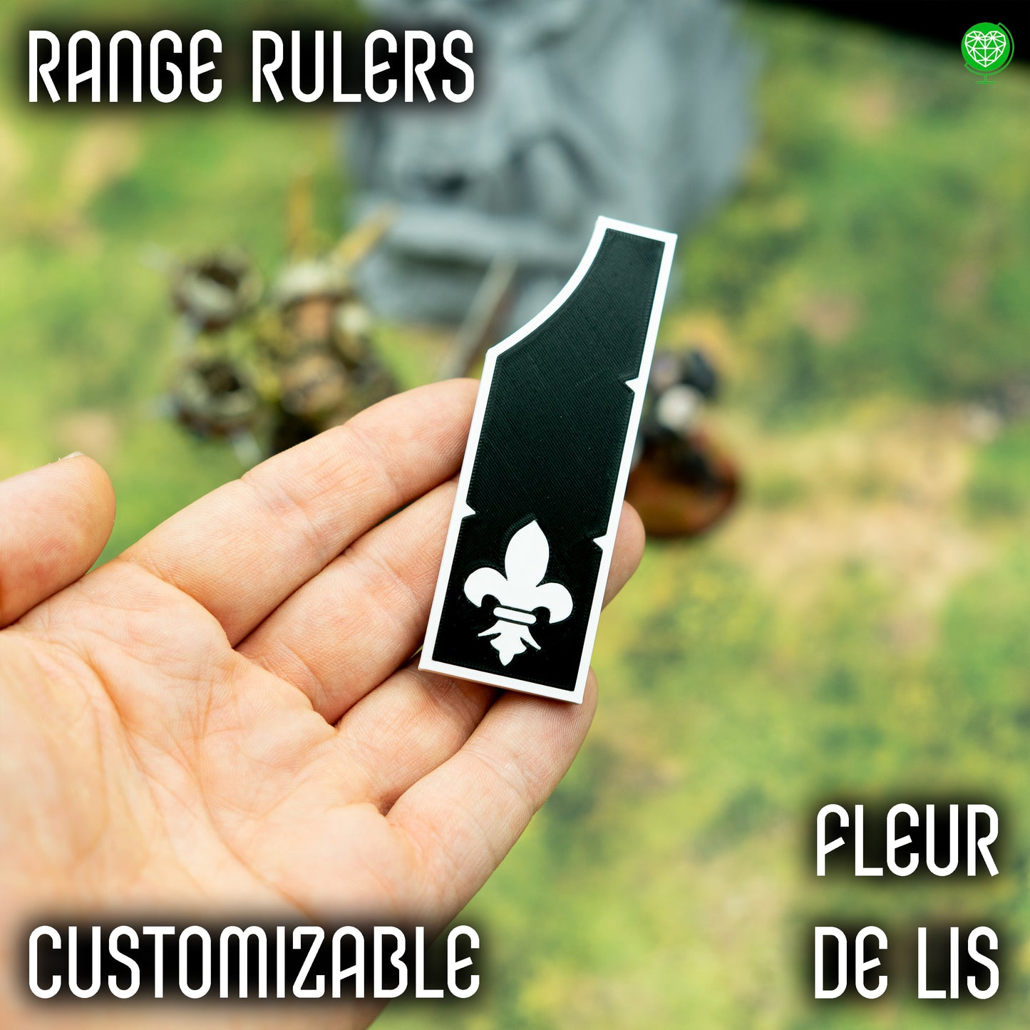 Range Rulers - Fleur De Lis Style