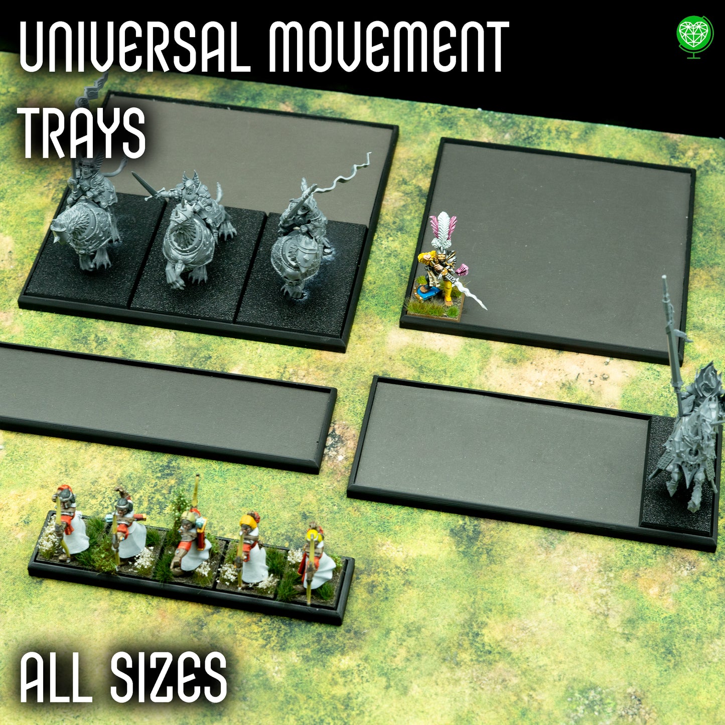 Cavalry (30x60mm) - Magnetic Movement Trays