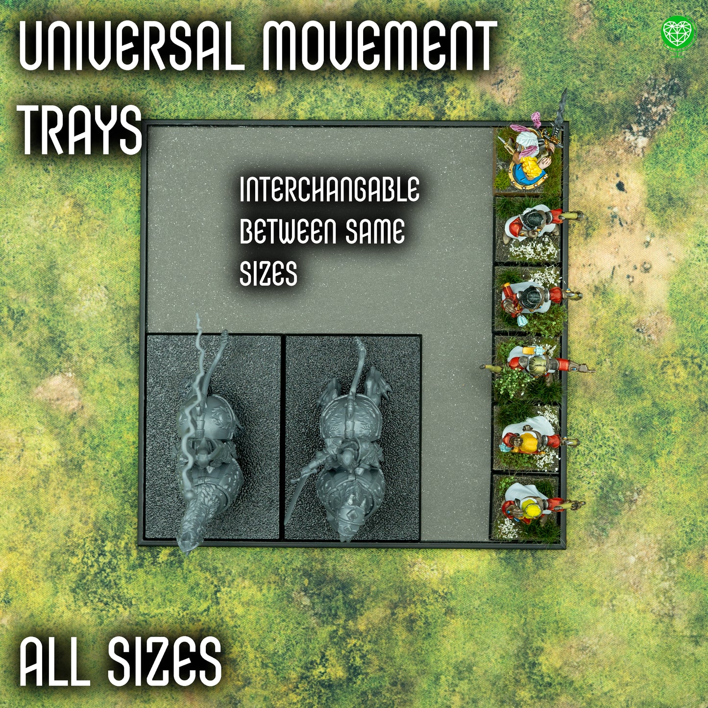 Cavalry (30x60mm) - Magnetic Movement Trays