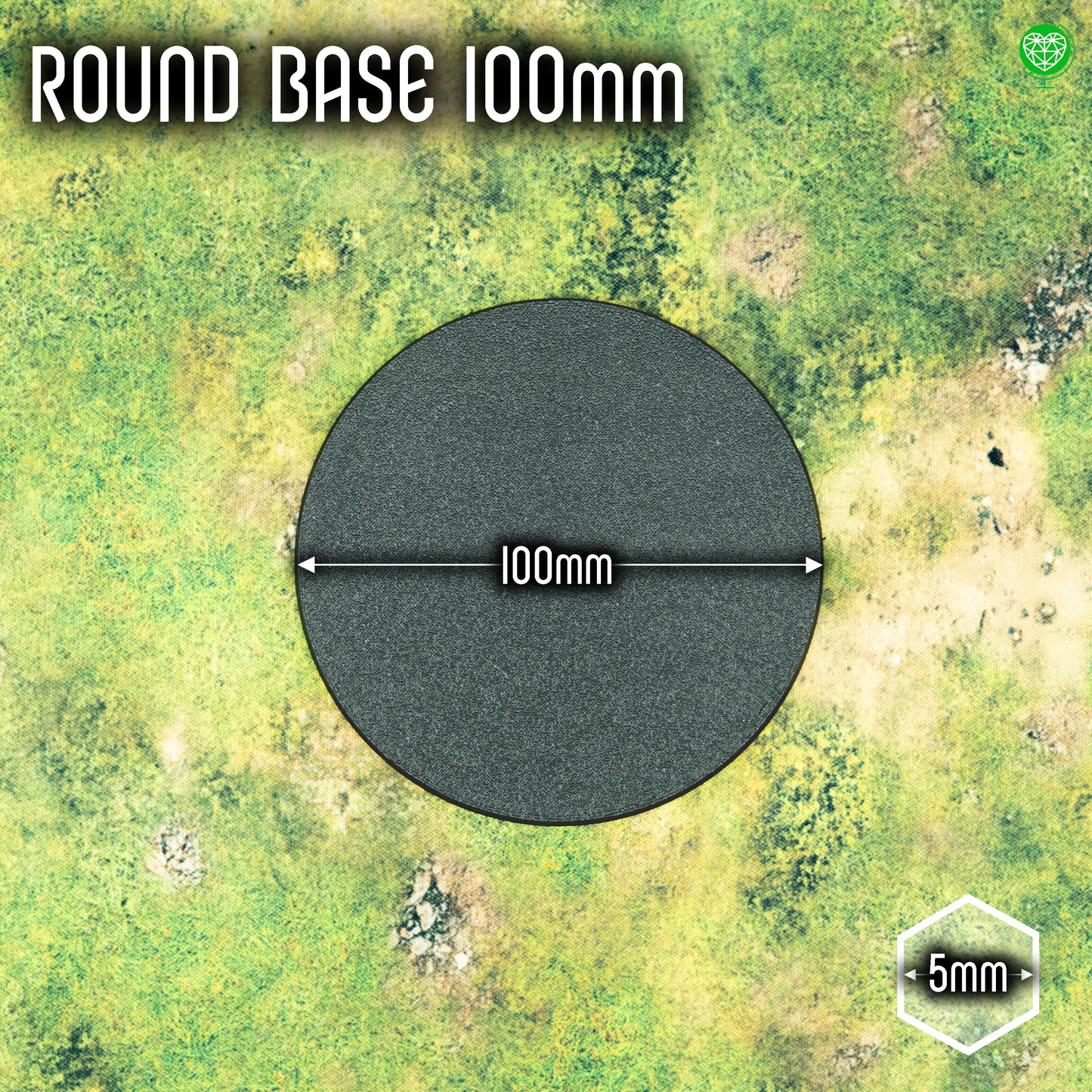 Round Base 100mm - Magnet Ready