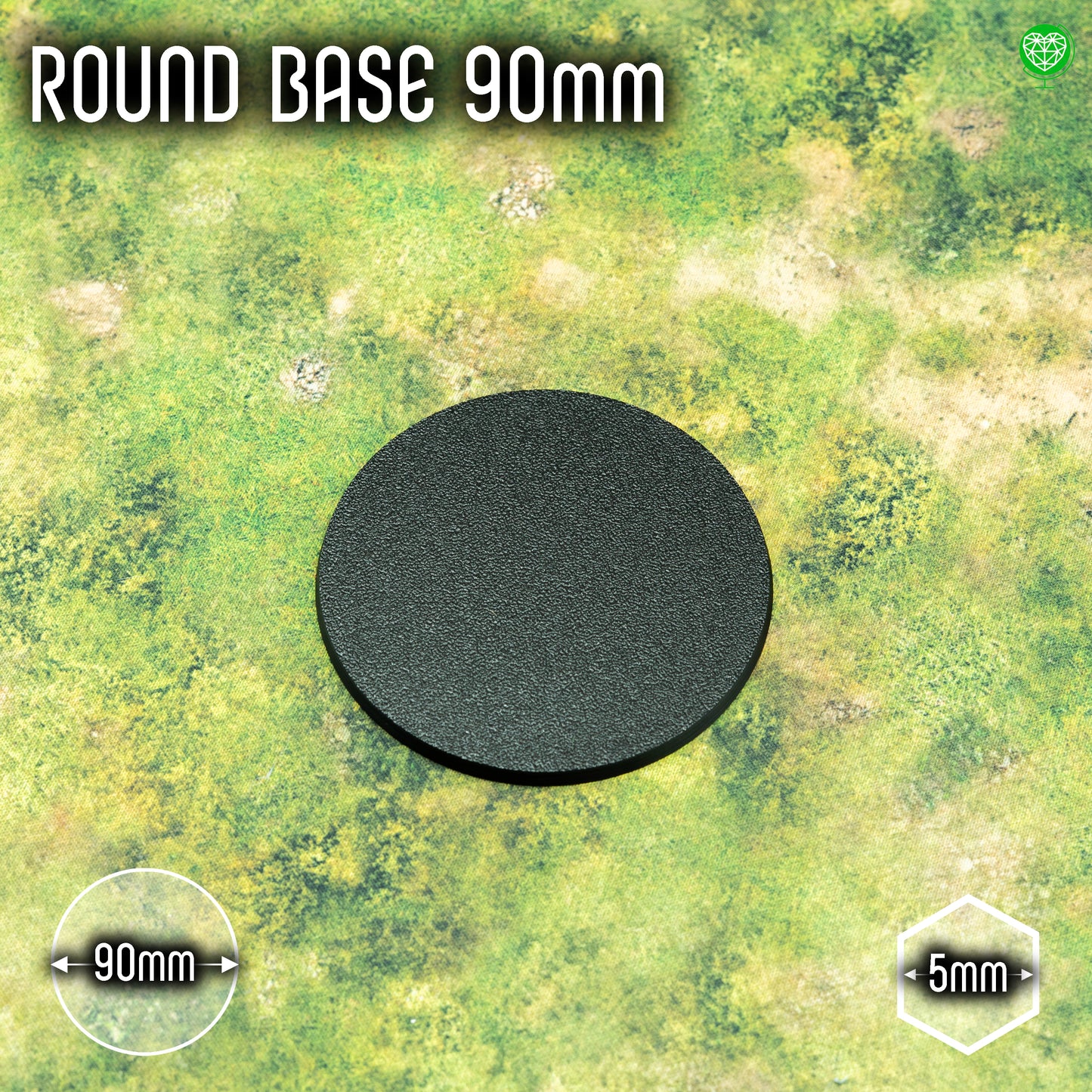 Round Base 90mm - Magnet Ready