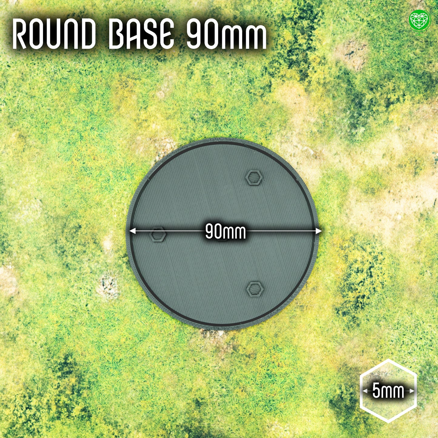 Round Base 90mm - Magnet Ready