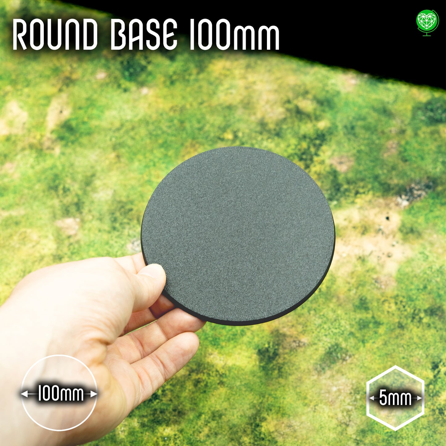 Round Base 100mm - Magnet Ready