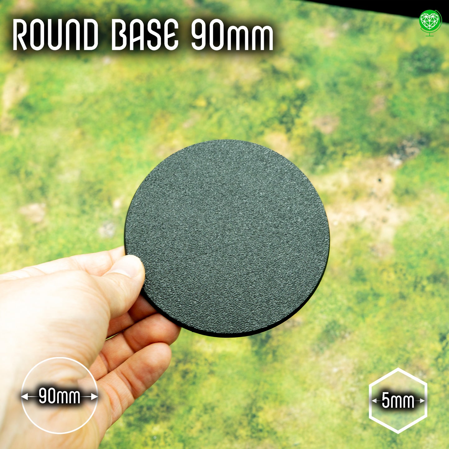 Round Base 90mm - Magnet Ready