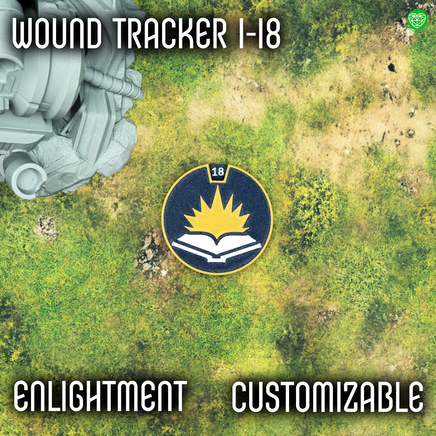 1-18 Wounds Tracker - Enlightment Style