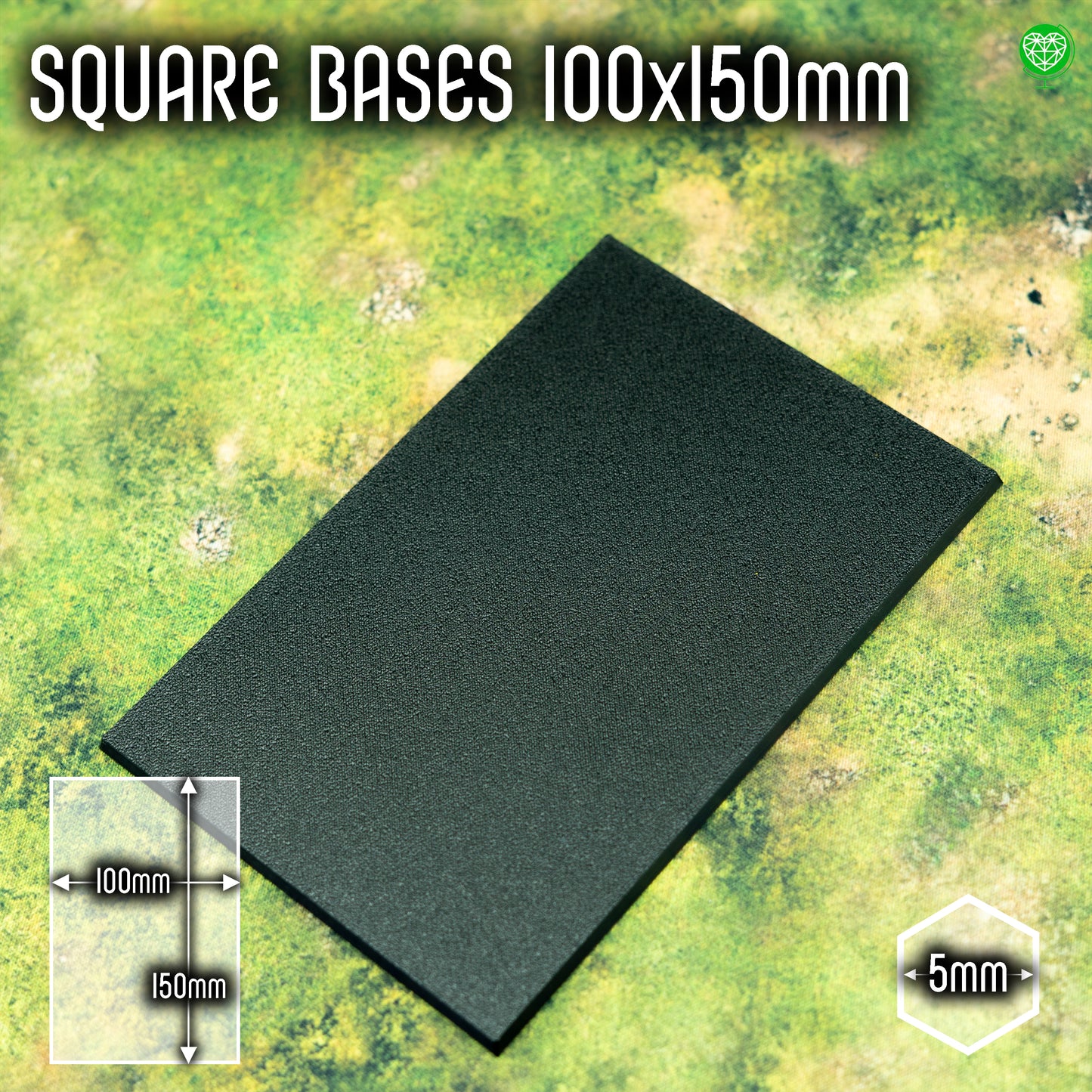Square Base - 100x150mm - Magnet Ready