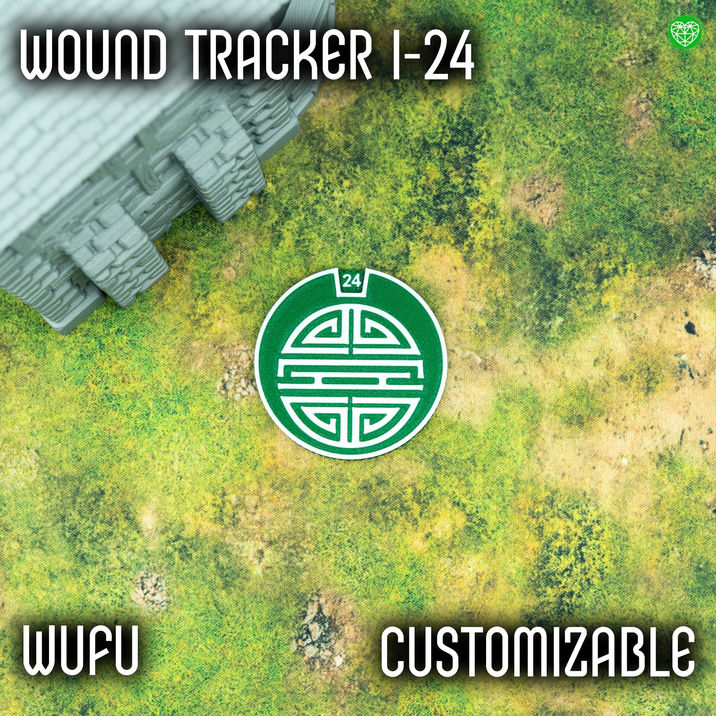 1-24 Wounds Tracker - Wufu Style