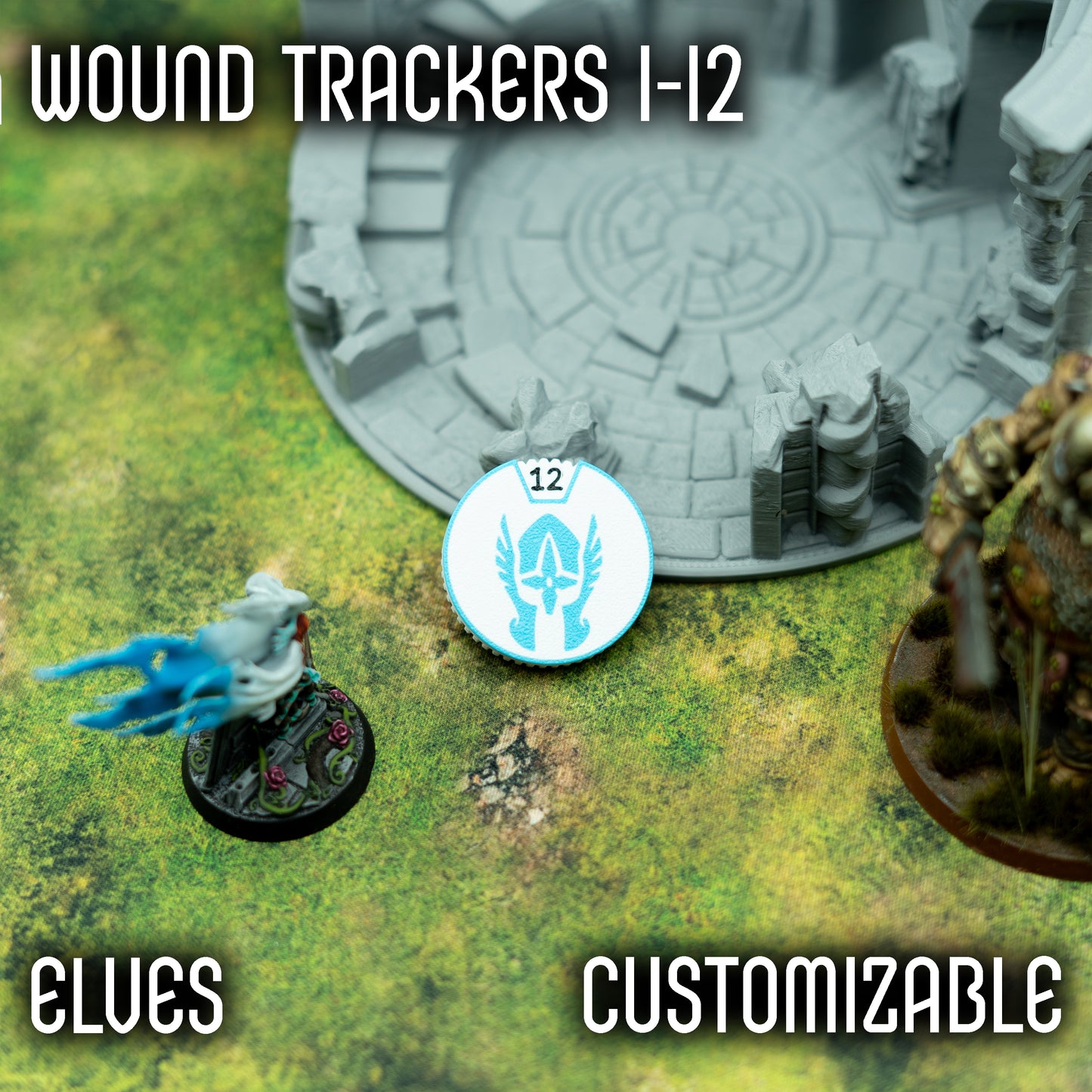 1-12 Wound Trackers - Elves Style