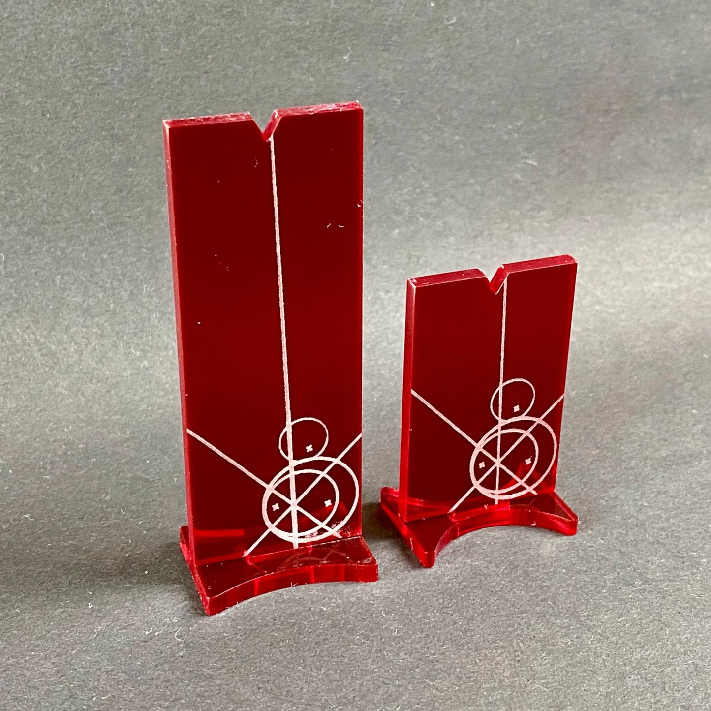A star wars los silhoutte in red.
