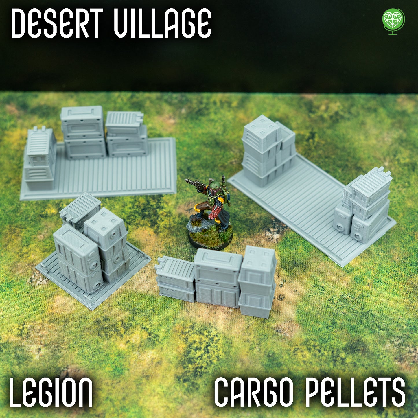 Legion Terrain - Desert Standard Bundle for Sci-Fi Tabletop Games