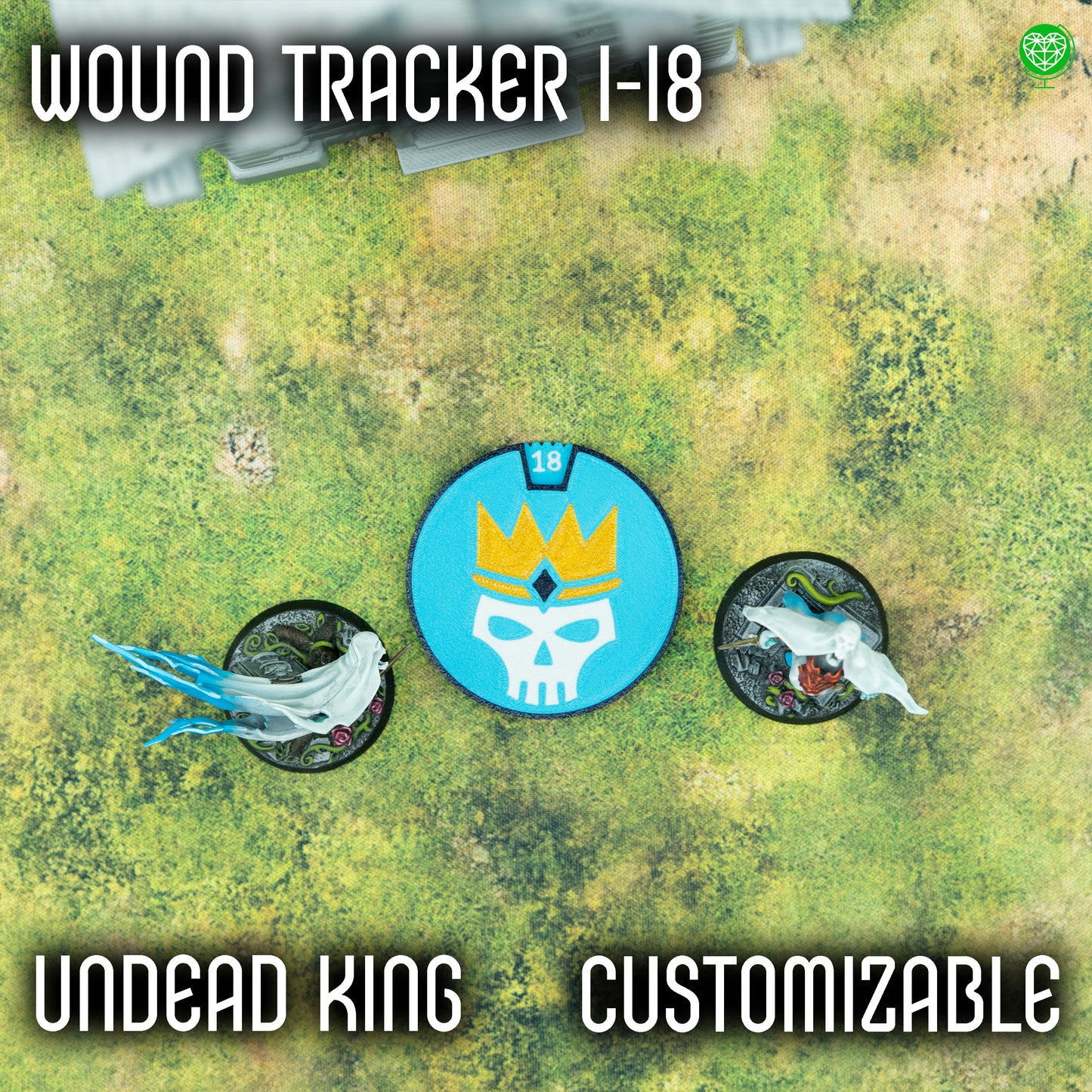 1-18 Wounds Tracker - Undead King Style