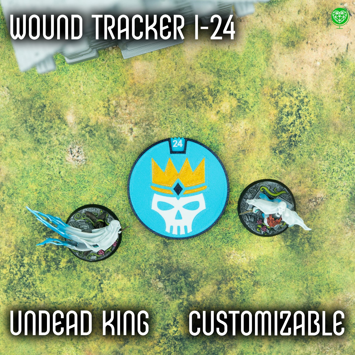 1-24 Wounds Tracker - Undead King Style