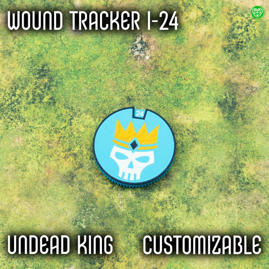 1-24 Wounds Tracker - Undead King Style
