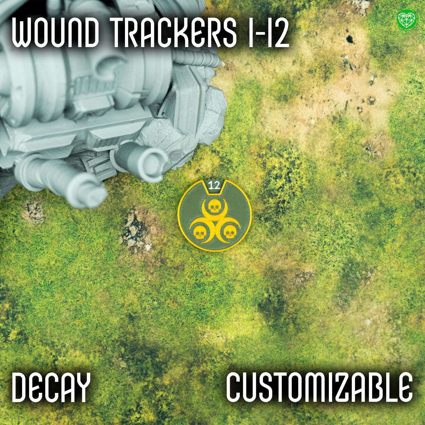 12 wounds tracker for Decay