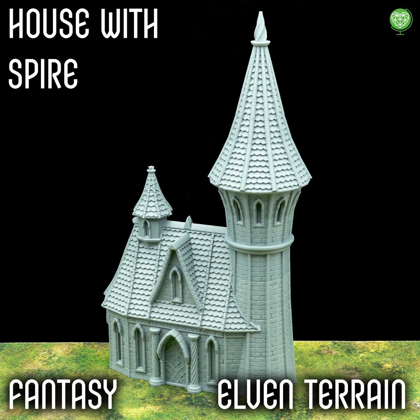 Fantasy Terrain - Elvish House with Spire
