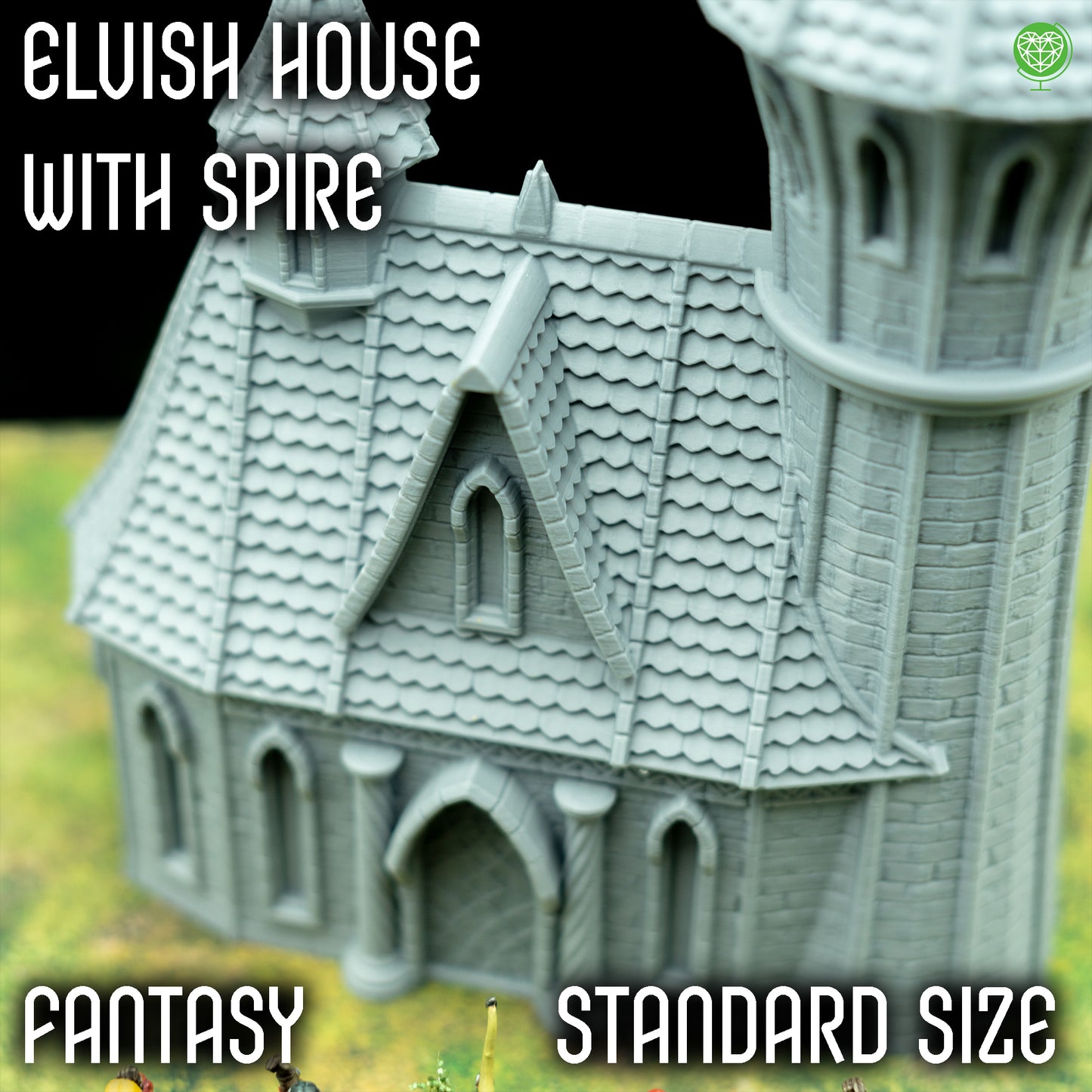 Fantasy Terrain - Elvish House with Spire
