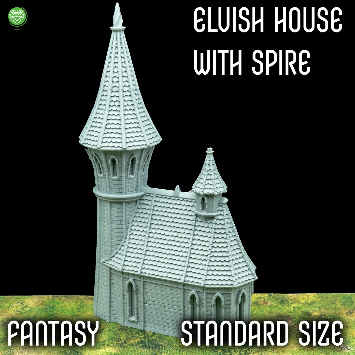 Fantasy Terrain - Elvish House with Spire