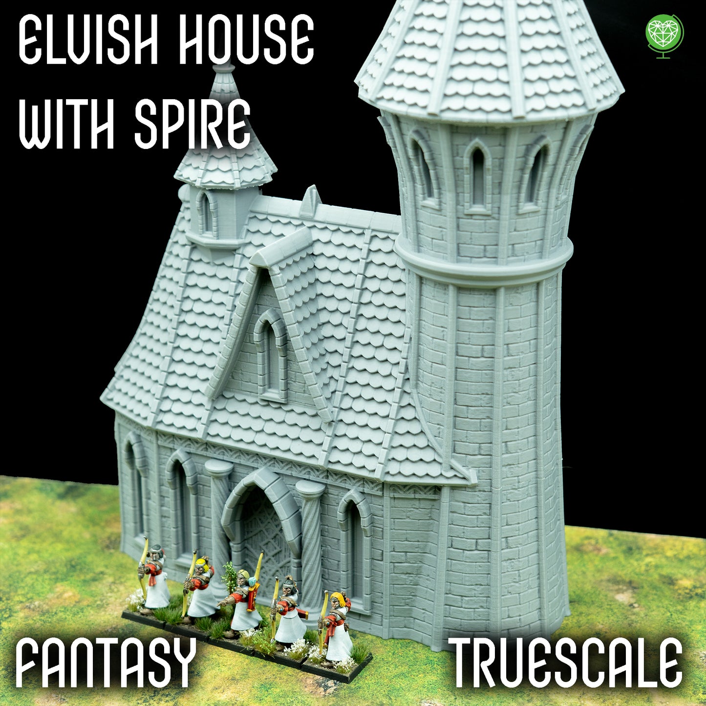 Fantasy Terrain - Elvish House with Spire