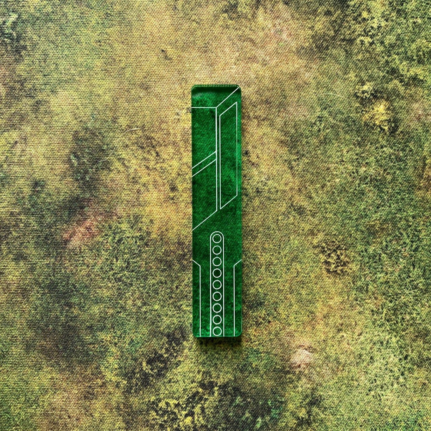 Star Wars Legion Half-Range Ruler in green