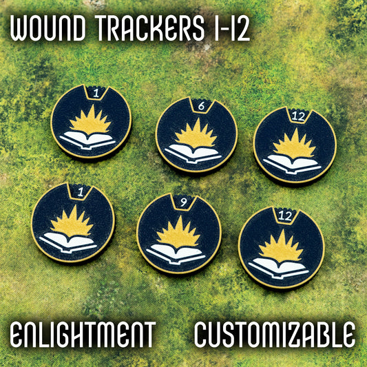 1-12 Wounds Trackers - Enlightment Style