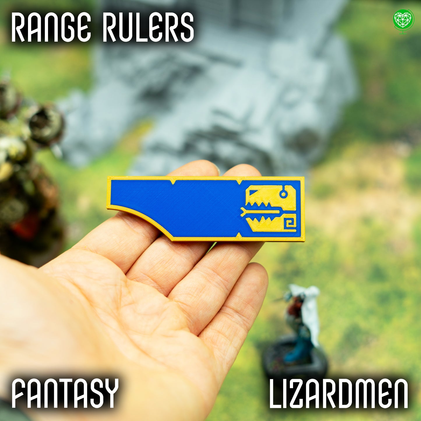 Range Rulers - Lizardmen Style