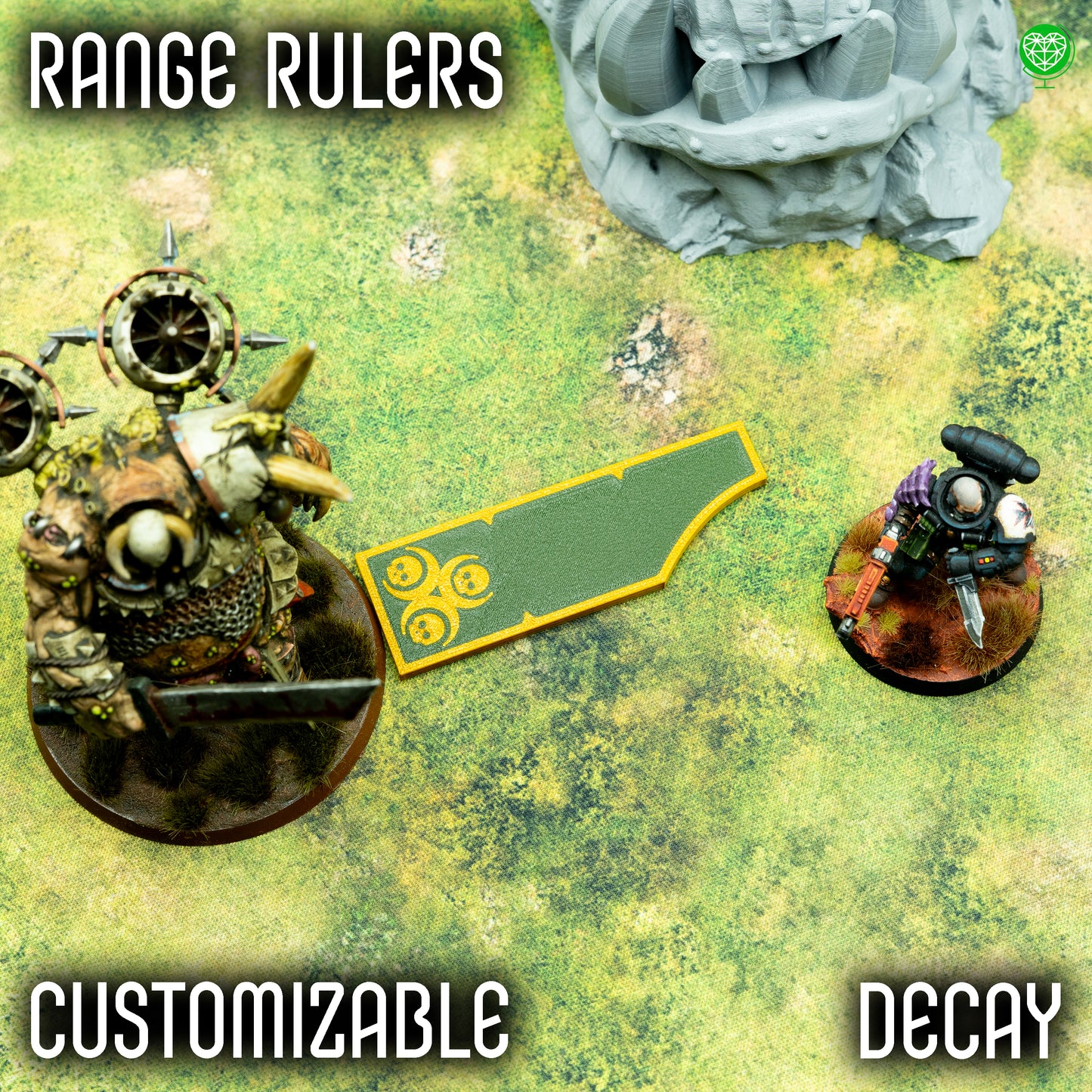 Range Rulers - Decay Style