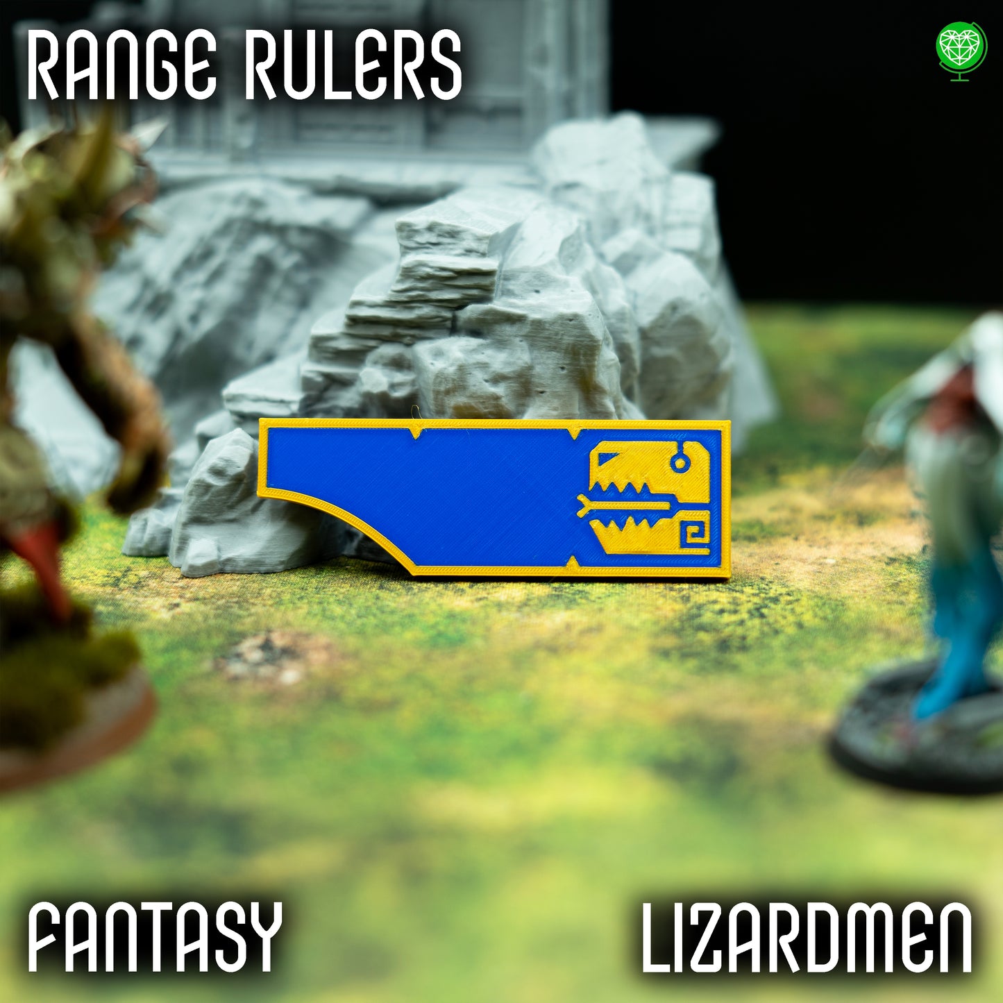 Range Rulers - Lizardmen Style