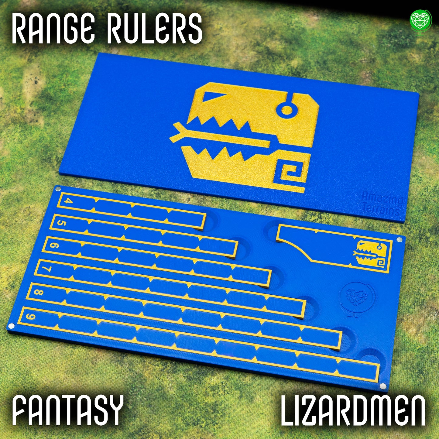 Range Rulers - Lizardmen Style