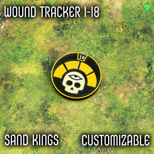 1-18 Wounds Tracker - Sand Kings Style