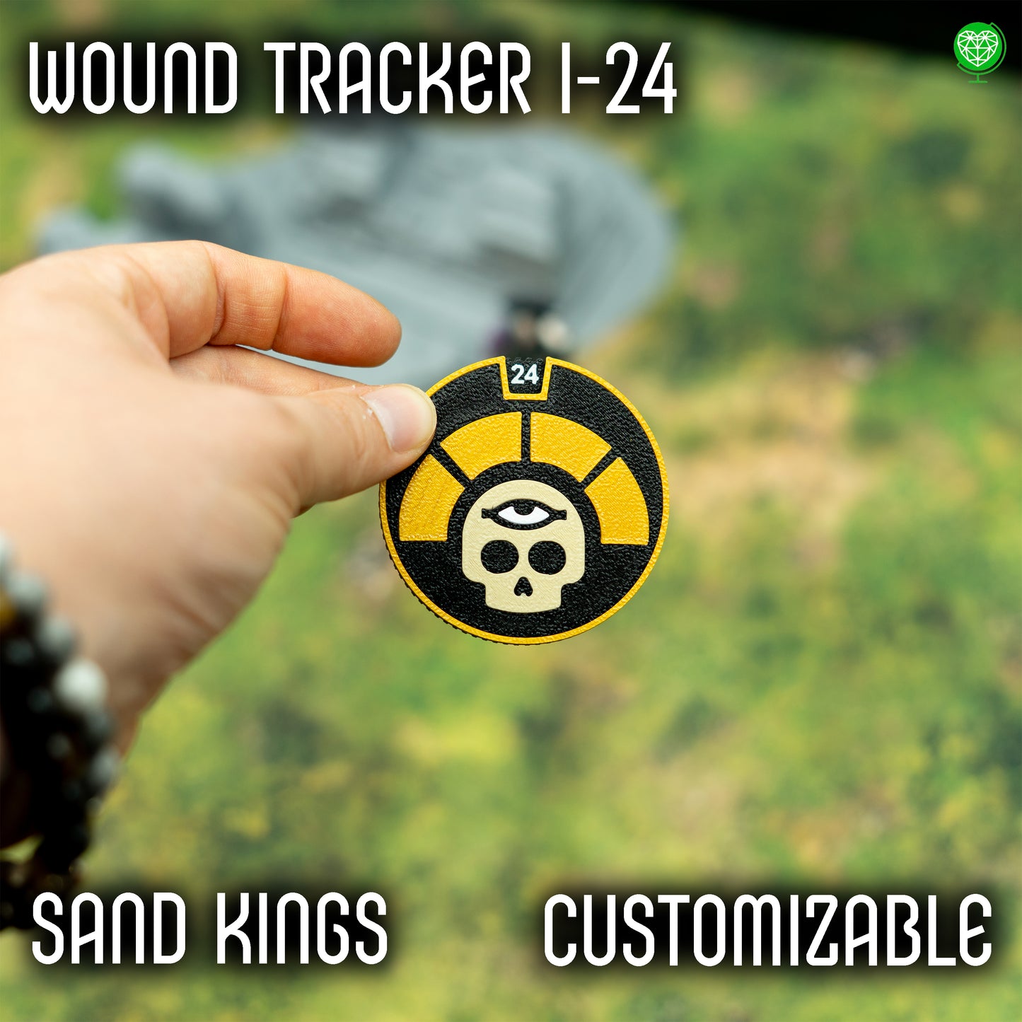 1-24 Wounds Tracker - Sand Kings Style