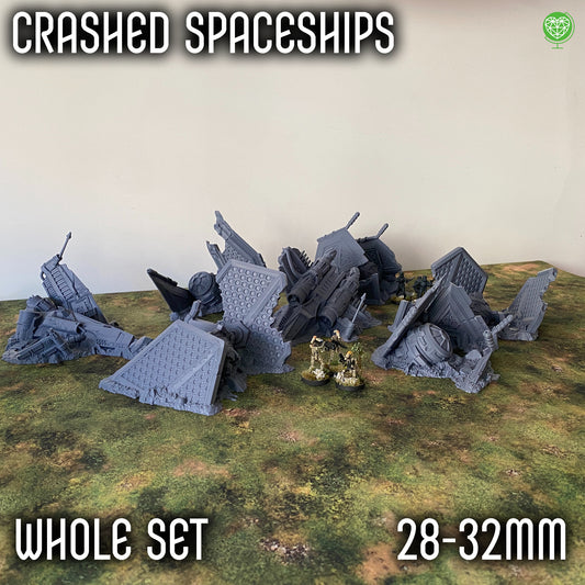Legion Terrain - Crashed Spaceships for Sci-Fi Tabletop Games - Durable, Detailed & Compatible with Many Sci-Fi Games