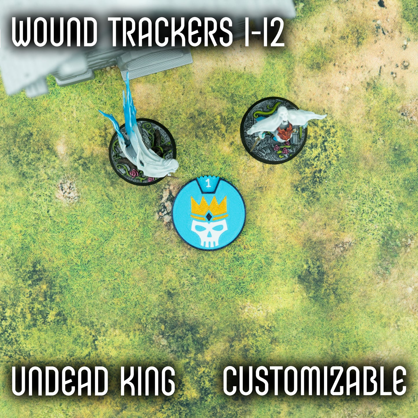 1-12 Wound Trackers - Undead King Style