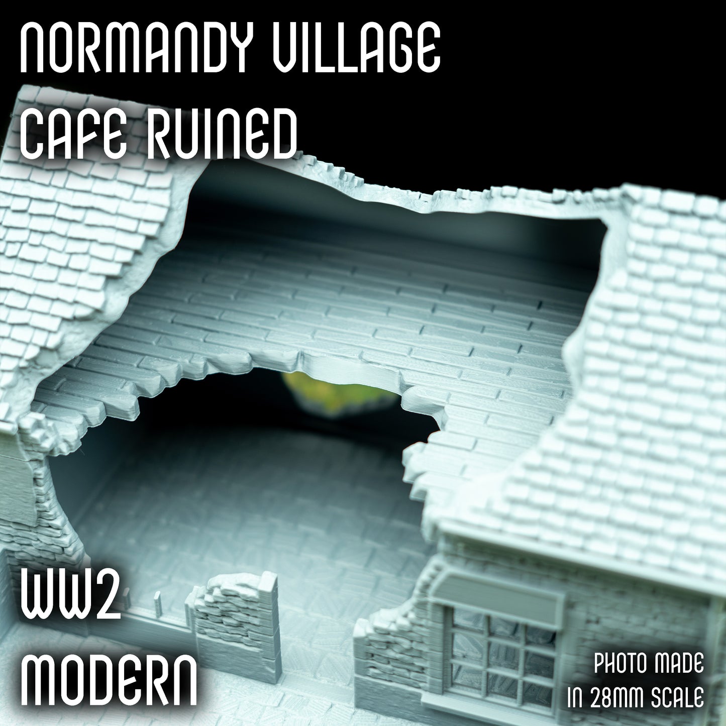 Normandy Village Cafe Ruined