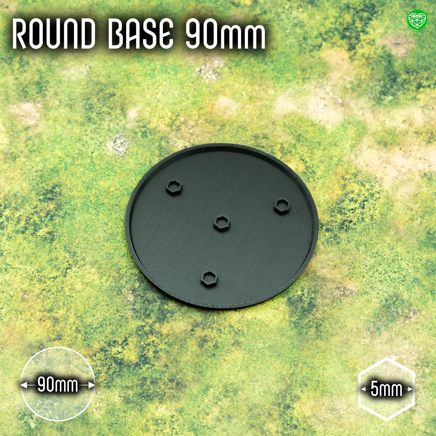 Round Base 90mm - Magnet Ready