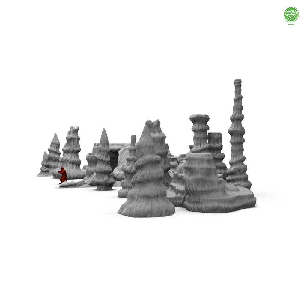 Genosian desert rocks
