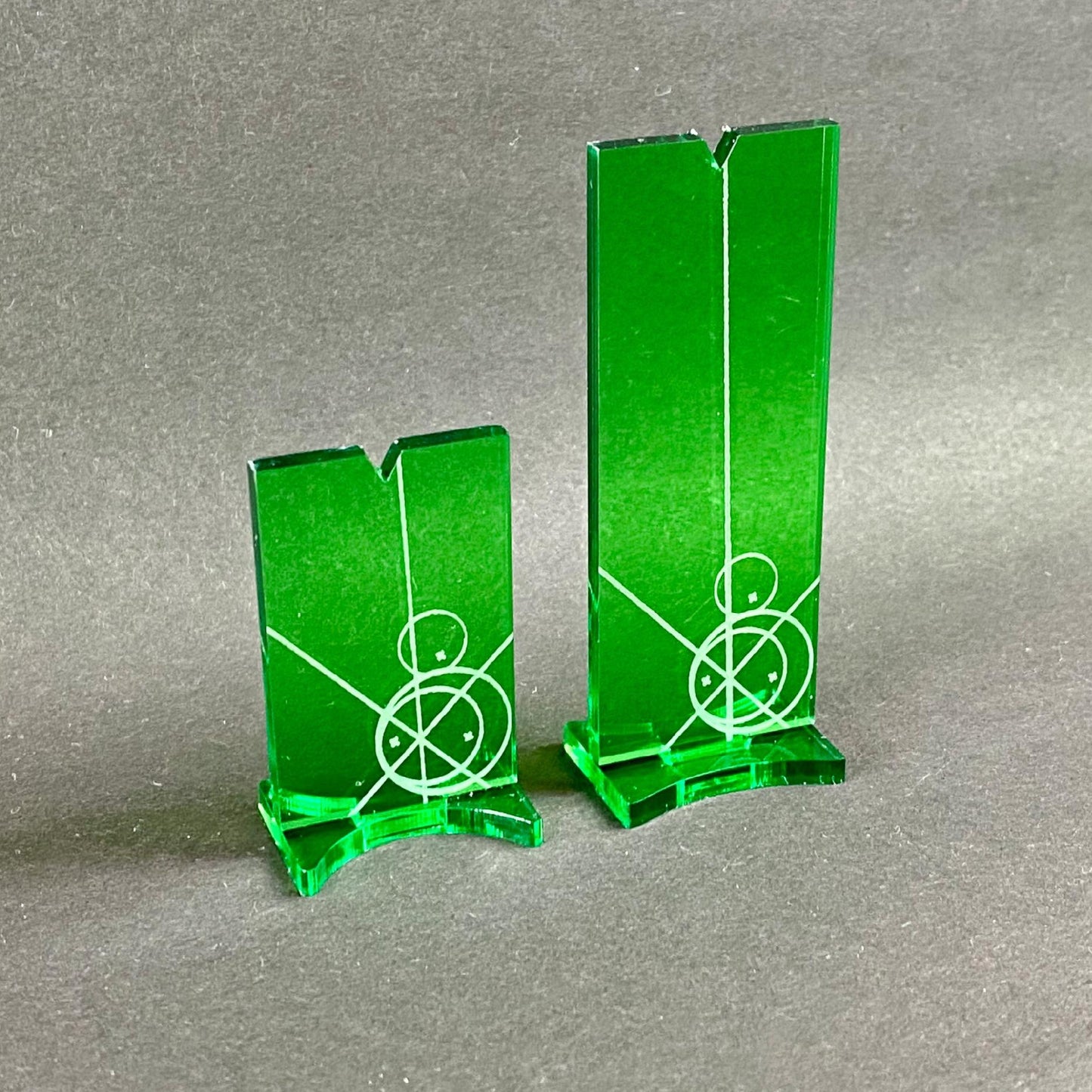 A star wars los silhoutte in green.