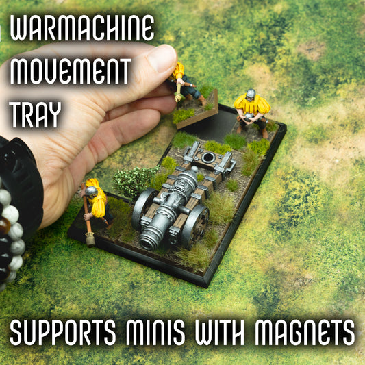 Movement Tray - 50x75mm - Cannons, Warmachines and alike