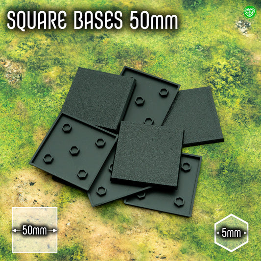 50mm Square Bases