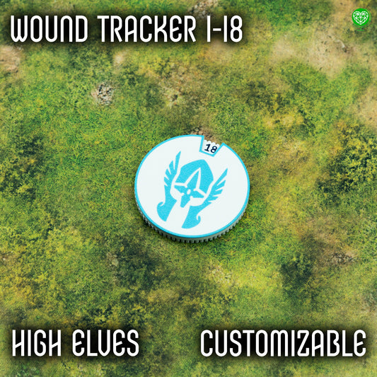 1-18 Wounds Tracker - Elves Style