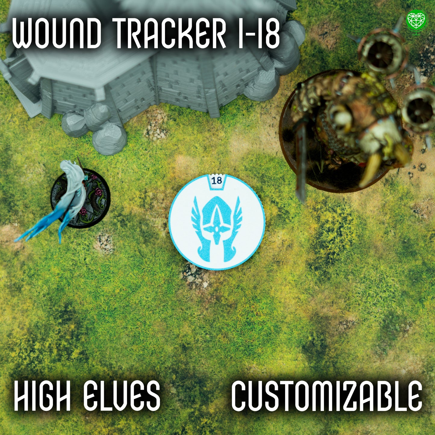 1-18 Wounds Tracker - Elves Style