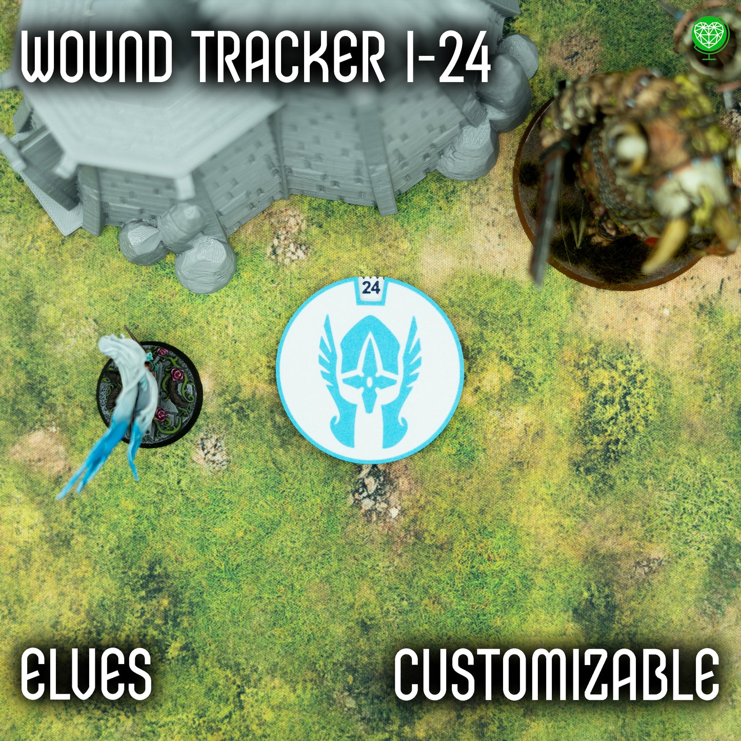 1-24 Wounds Tracker - Elves Style
