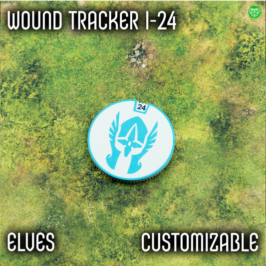 1-24 Wounds Tracker - Elves Style