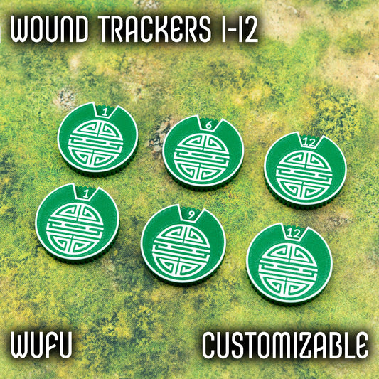 1-12 Wound Trackers - Wufu Style